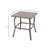 Durable Steel Patio Tables, 19.3 Inch Modern Compact Accent For Outdoor