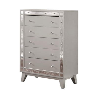 Commode 5 tiroirs en mercure métallique Eltra