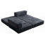 Canapé-lit convertible polyvalent avec coussins amovibles pour espaces variés-1538954662