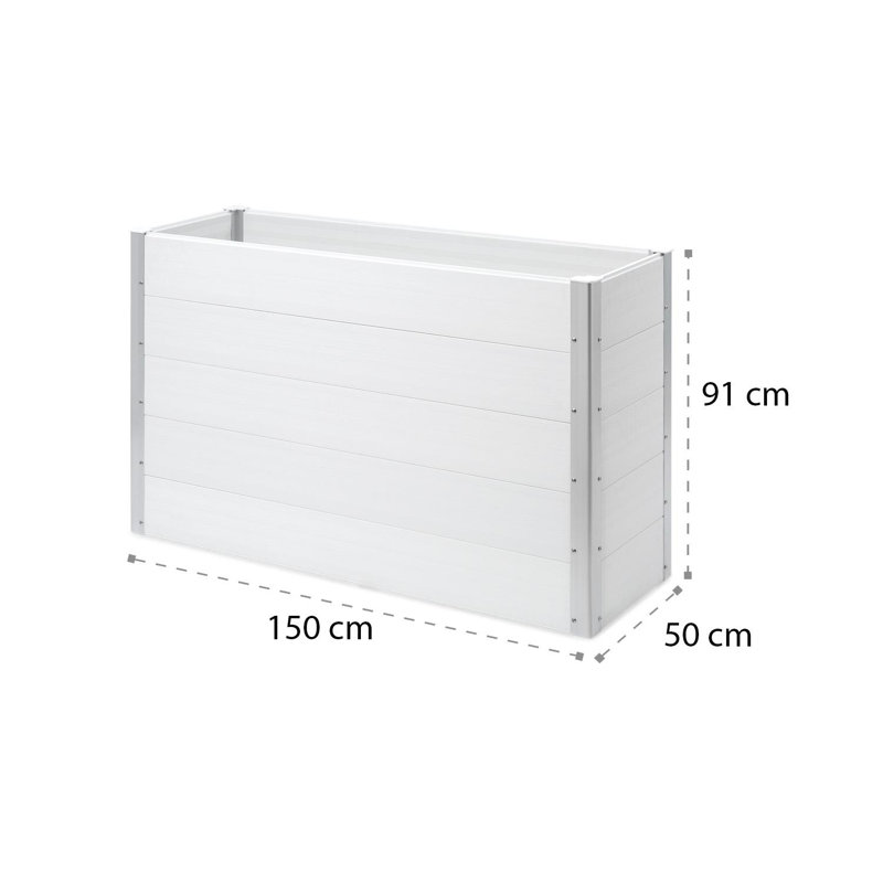 Raised Garden Bed, 91cm H x 150cm W x 50cm D