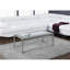 Table basse, accent, cocktail, rectangulaire, salon, L 42 po, métal, carrelage-972921295