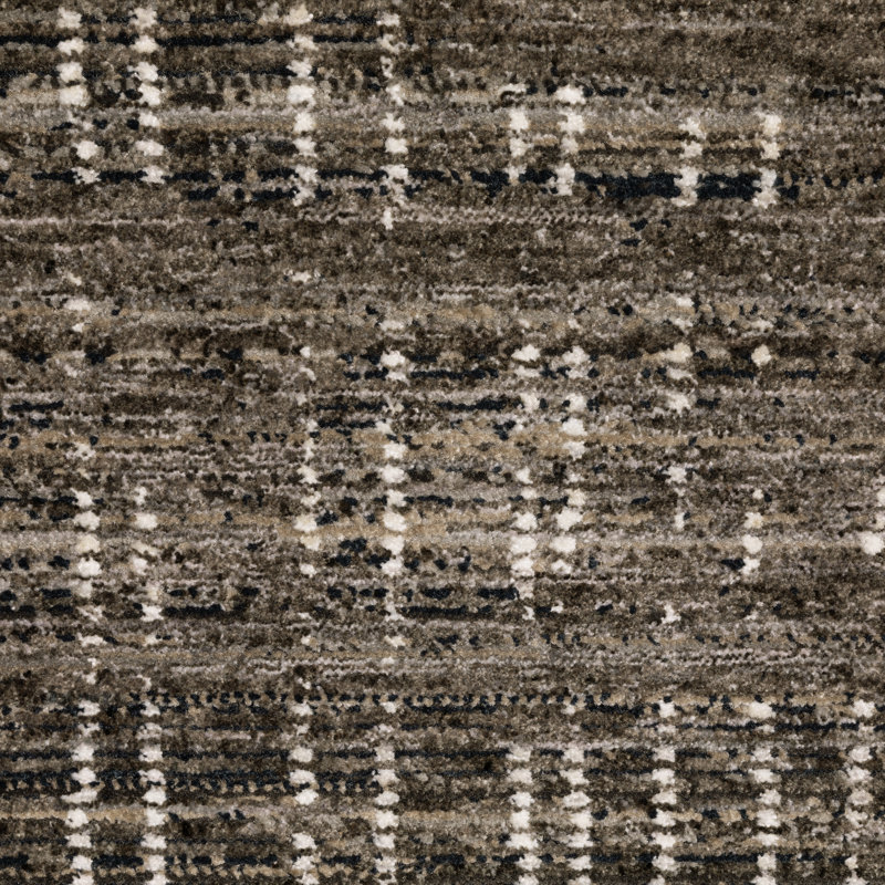 Tapis gris anthracite / gris Gwern, Rectangle 9 pi 10 po x 12 pi 10 po