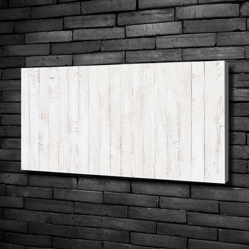 Wooden Background - Wrapped Canvas Print