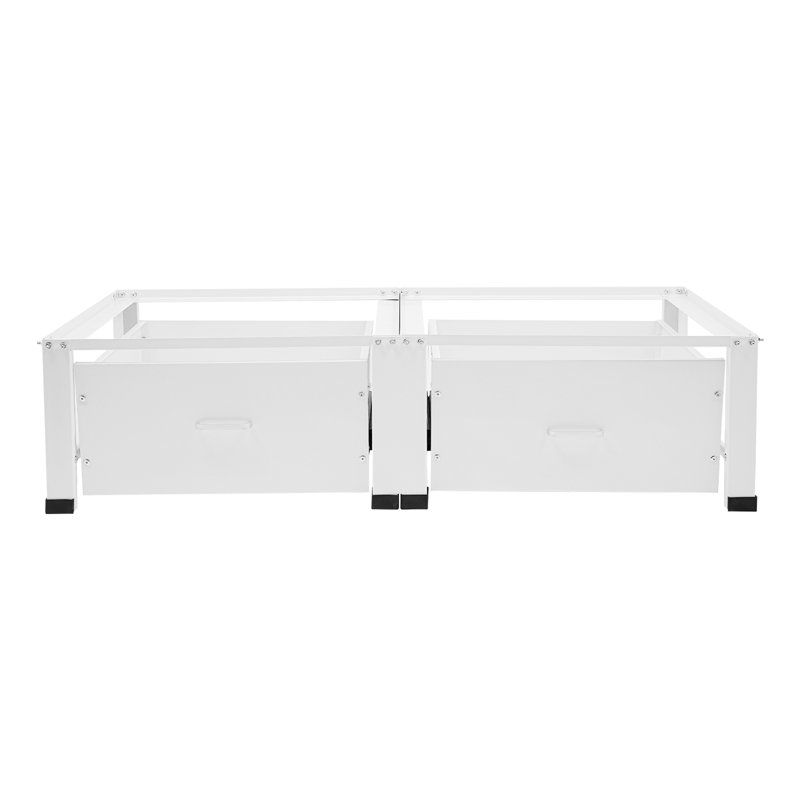 Base de machine à laver avec 2 tiroirs, base double