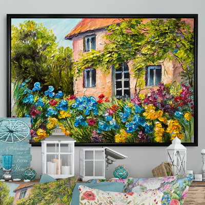 " Colorful Flowers In Mediterranean House IX "