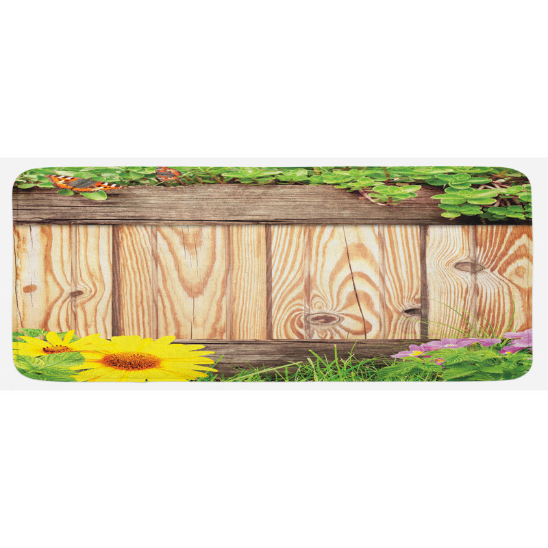Tapis de cuisine en bois