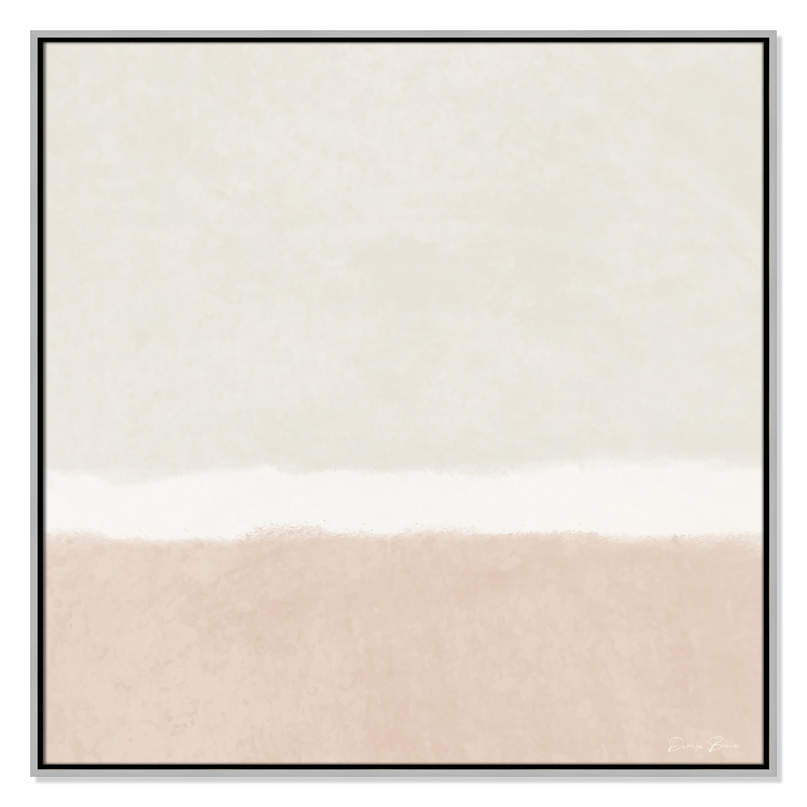 Willadeene "Slate I" Print, 37.5" H x 37.5" W, Silver Framed