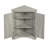 Oak Triangle Bathroom Storage Cabinet With Adjustable Shelves, Freestanding Floor Cabinet For Home Kitchen-1812806761