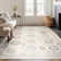 Gurpaige Traditional Oriental Cream Polyester Area Rug
