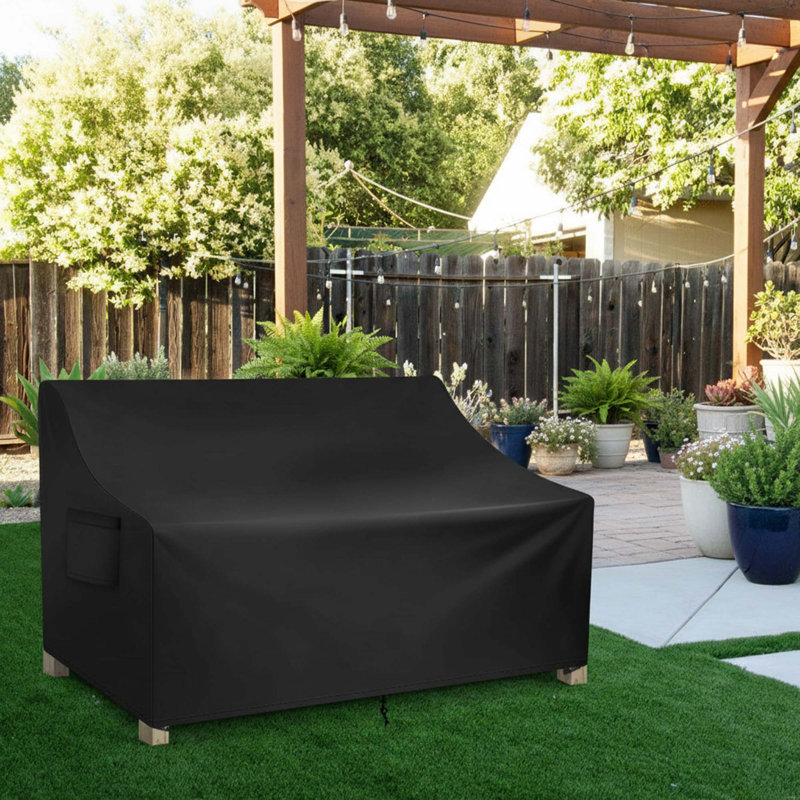 3-Seater Heavy Duty Waterproof Deep Lounge Large Patio Sofa Cover with Air Vent 82.6’’W x 39’’D x 28’’H for Outdoor Lawn Furniture