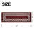 Home Decor Luxury Non-Slip Rubber Backing Safety Soft Runner Area Carpet Floor Area Rug Indoor Interior Accent Decorative Mat, Burgundy Color Moroccan Trellis Design, 20 x 60 Inch-1958643251