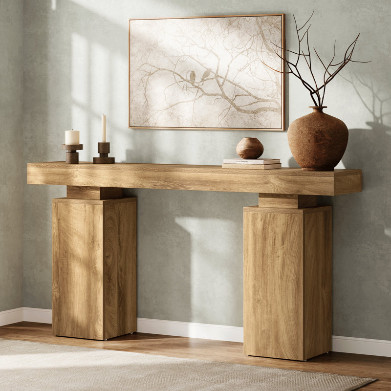 63-Inch Farmhouse Console Table