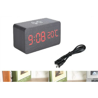 Digital Electric Tabletop Clock with Alarm in