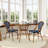Rylan Indoor/Outdoor Commercial Bistro Set with Table and Two Chairs-1882098087
