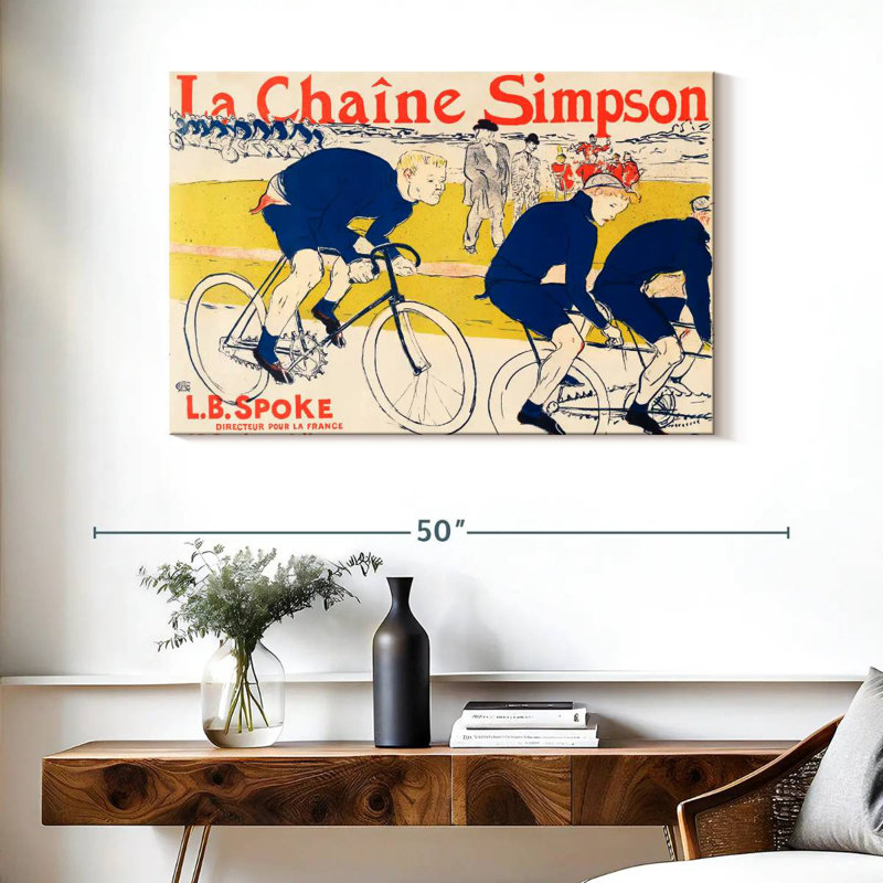 La chaîne Sirci The Simpson, H 26 po x l 39 po
