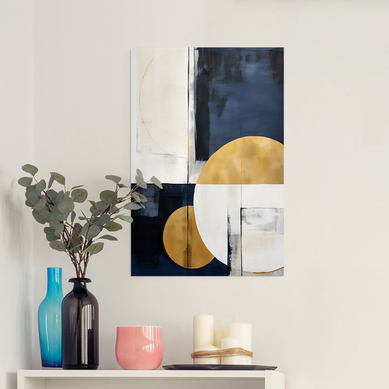ABSTRACT Series DLI - Impression sur toile seulement - NON-CADRE, H 48 po x l 32 po