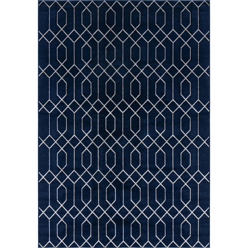 Geometric Indoor Rug, Rectangle 10' x 14'