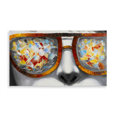 Colorful Sunglasses | Gray Indoor Outdoor Tablecloth for Home Decor