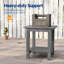 Table d'appoint extérieure Bertoncini L 18,7 po x l 15 po-1291465270