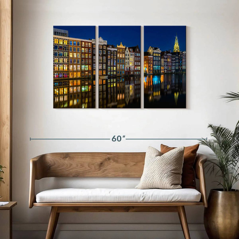 Sireci Amsterdam Reflections, 28" H x 45" W