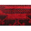 Tapis rouge Teimani 3 pi 8 po x 6 pi 7 po