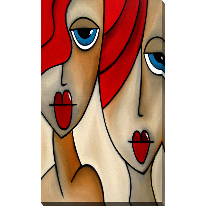 "And She Was" par Tom Fedro, reproduction d'art sur toile tendue, H 40 po x l 24 po x P 1 po
