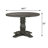Rocio Round Dining Table in Weathered Gray