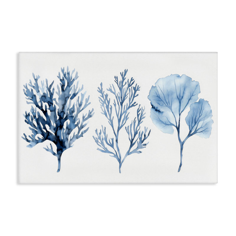 Coral Types Trio Canvas, conception par LSR Design Studio, H 16 po x l 24 po