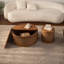 Table basse en rotin Boho-Chic