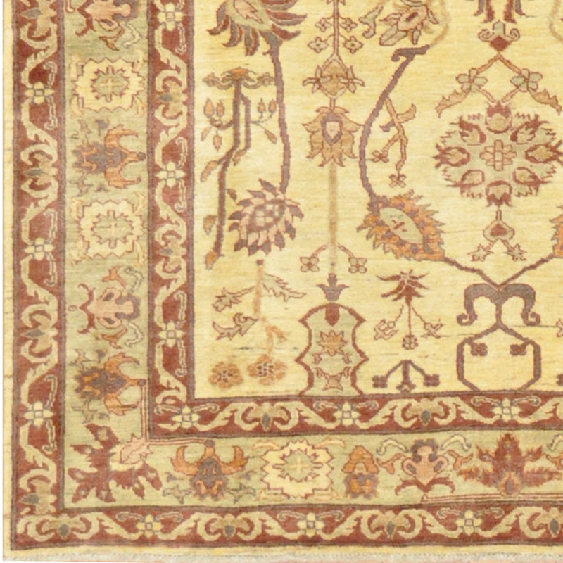 Dween Wool Floral Indoor Rug