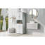 Armoire de salle de bain avec panier à linge 69,92 po Keriel-423405407
