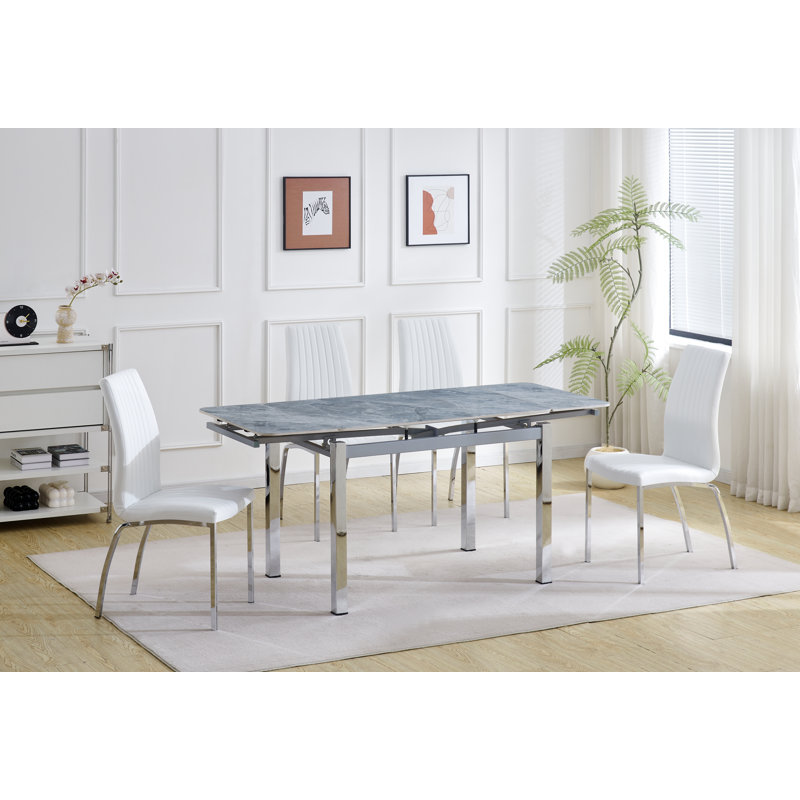 4 - Person Dining Set, White