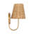 Rushworth Modern Rattan Shade Sconce for Wall Decor