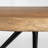 Elidge Solid Wood Top Metal Base Writing Desk
