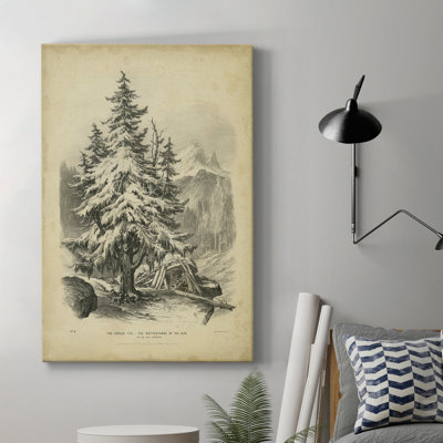 Toile tendue avec châssis The Spruce Premium - prête à être accrochée