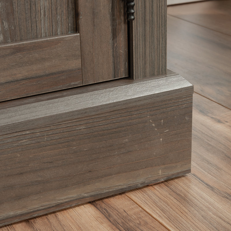 Aspen Post Computer Desk, Pebble Pine