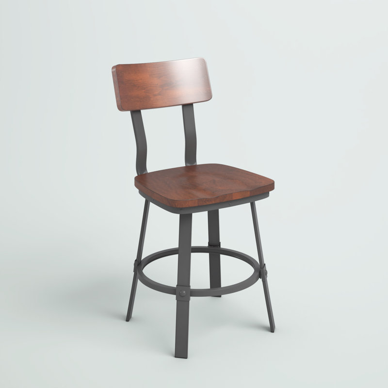 Restaurant Chair with Wood Seat & Back and Powder Coat Frame