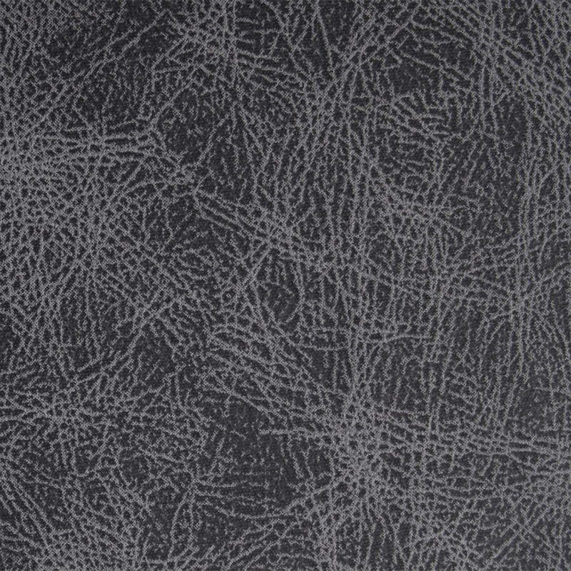 Canapé électrique à 3 places de 85 po Zubaida, microfibre polie gris foncé