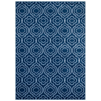 Modway Frame Transitional Moroccan Trellis Area Rug