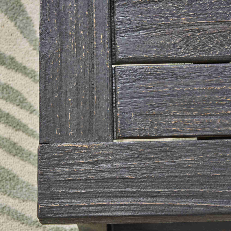 Banc en bois d'acacia durable et résistant aux intempéries