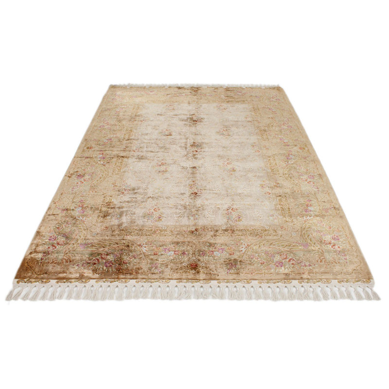 Tapis turc en soie 6x8
