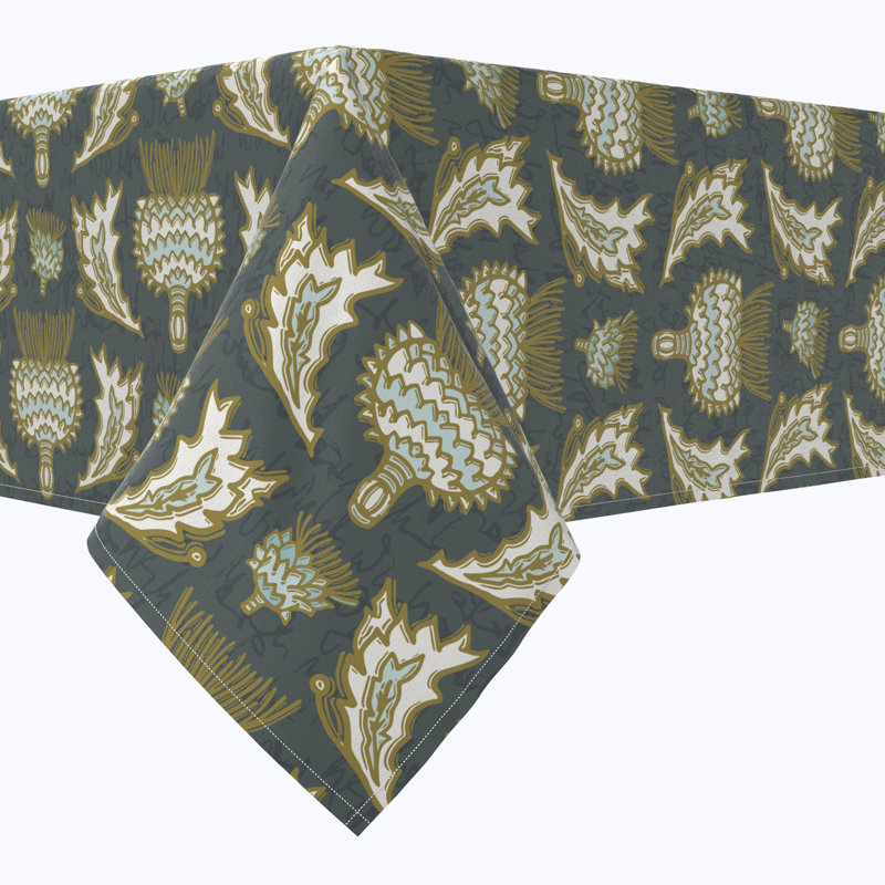 Floral 152 Cotton Tablecloths, 104" x 52"