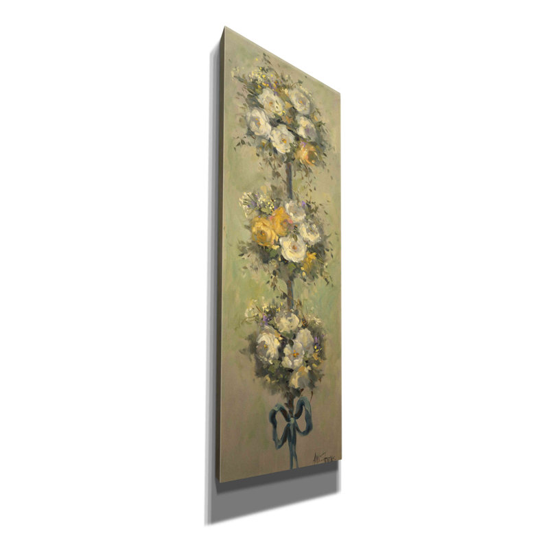 «Topiaire Bouquet 2» par Allayn Stevens, art mural sur toile, H 60 po x l 20 po x P 1,5 po