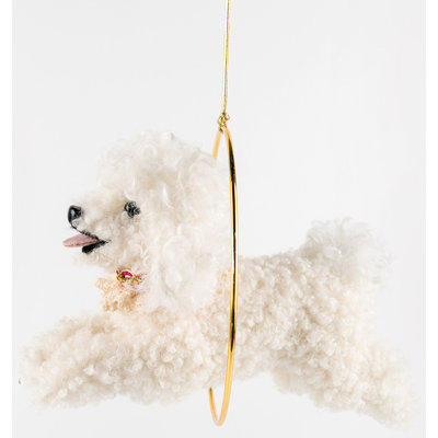 Circus Dog Ornament - 6 Inches Set Of 4