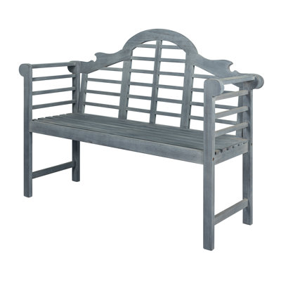 Jessica Wooden Garden Bench by Alcott Hill