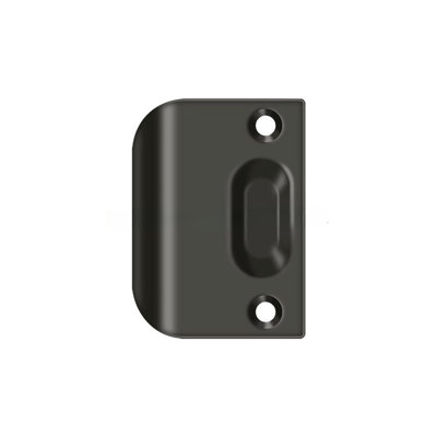Deltana FLSP335CR003 Full Lip Strike Plate For Ball Catch and Roller Catch in PVD Polished Brass
