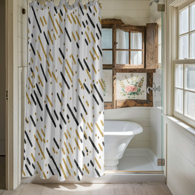 Gold Celebration - Premium Shower Curtain 133