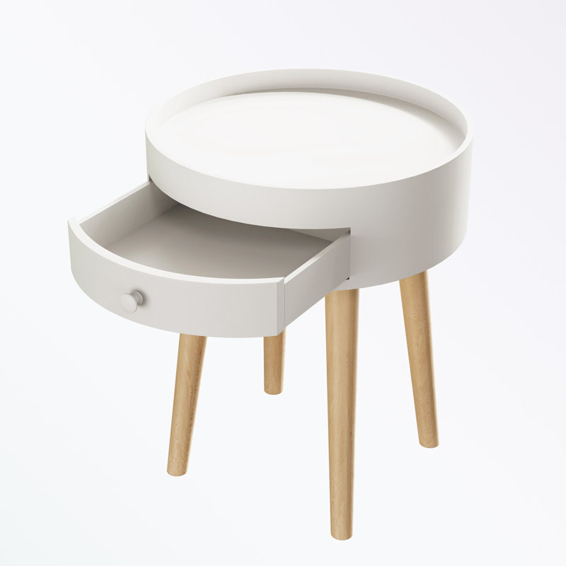 Table basse Latechia, Blanc