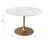 Round Marble Top Dining Table-926747134