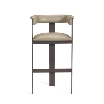 Darcy Upholstered Stool with Metal Frame